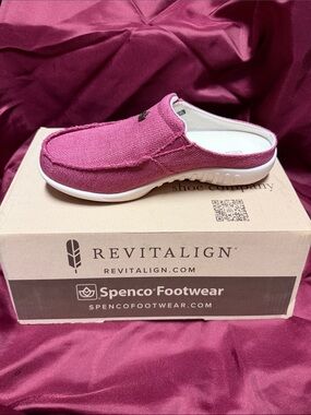 REVITALIGN Women's Slip-On Mule in Magenta Pink